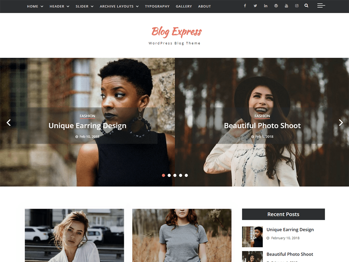 Blog Express Preview Wordpress Theme - Rating, Reviews, Preview, Demo & Download