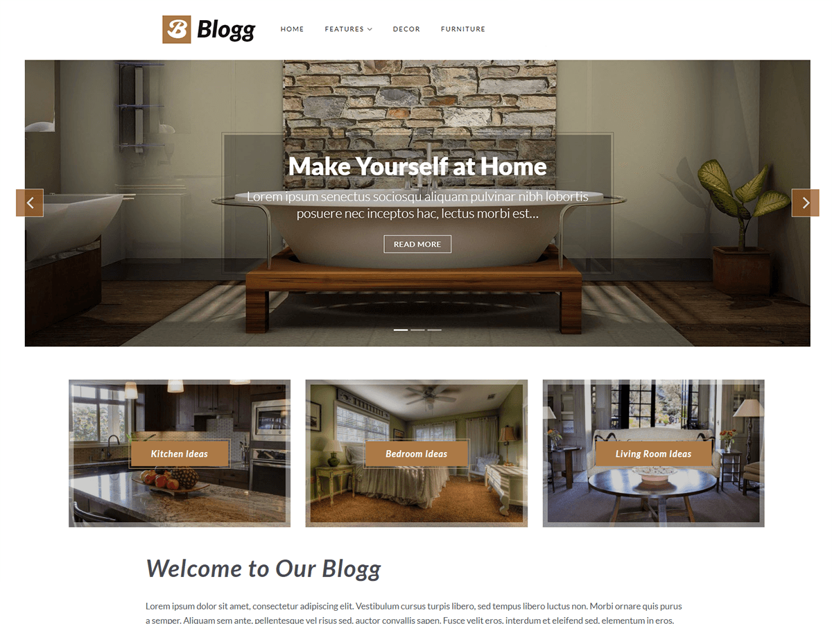 Blogg Preview Wordpress Theme - Rating, Reviews, Preview, Demo & Download
