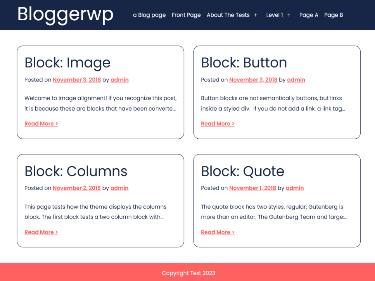Bloggerwp Preview Wordpress Theme - Rating, Reviews, Preview, Demo & Download