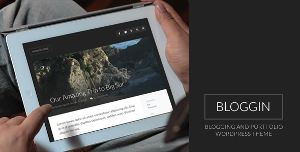 Bloggin Preview Wordpress Theme - Rating, Reviews, Preview, Demo & Download