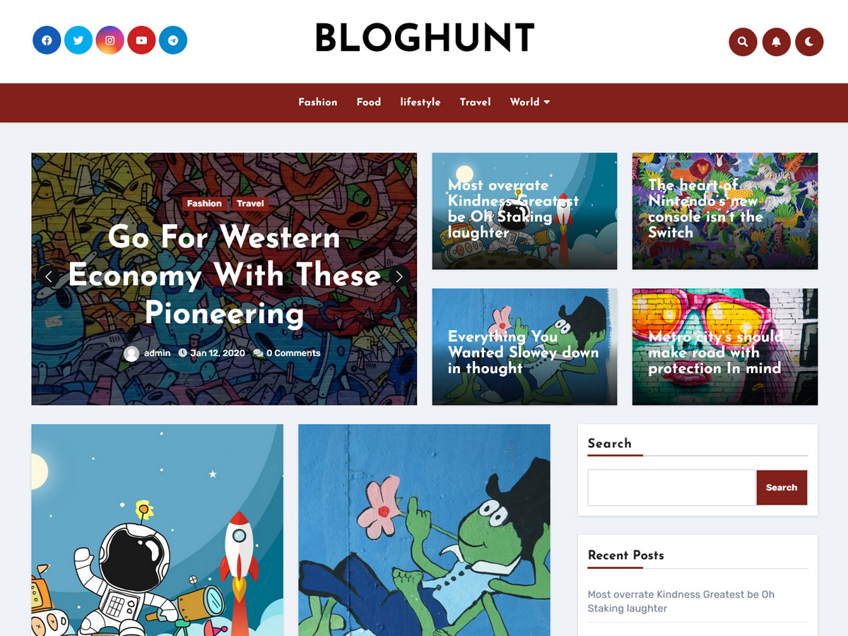 Bloghunt Preview Wordpress Theme - Rating, Reviews, Preview, Demo & Download