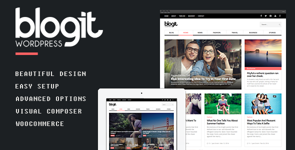 Blogit Preview Wordpress Theme - Rating, Reviews, Preview, Demo & Download