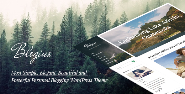 Blogius Preview Wordpress Theme - Rating, Reviews, Preview, Demo & Download