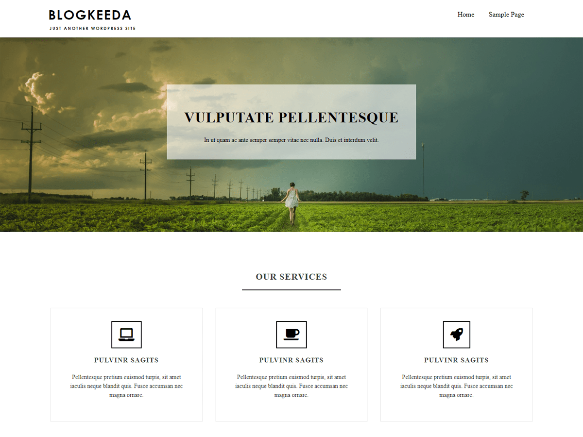 Blogkeeda Preview Wordpress Theme - Rating, Reviews, Preview, Demo & Download
