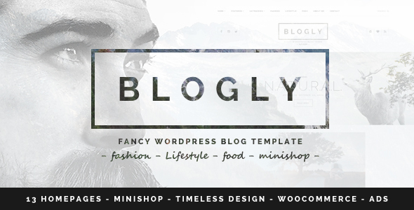 Blogly Preview Wordpress Theme - Rating, Reviews, Preview, Demo & Download