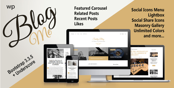 Blogme Preview Wordpress Theme - Rating, Reviews, Preview, Demo & Download