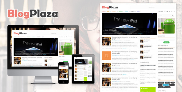 BlogPlaza Preview Wordpress Theme - Rating, Reviews, Preview, Demo & Download