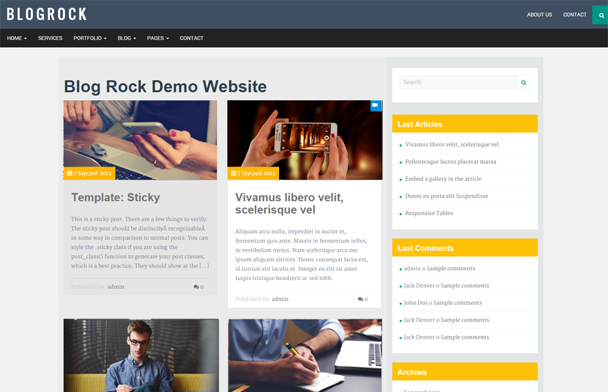 Blogrock Core Preview Wordpress Theme - Rating, Reviews, Preview, Demo & Download
