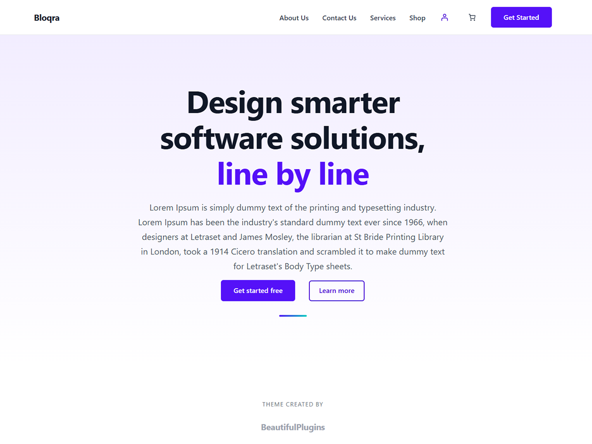 Bloqra Preview Wordpress Theme - Rating, Reviews, Preview, Demo & Download