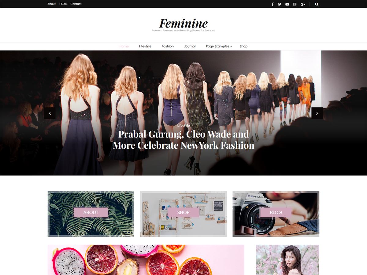 Blossom Feminine Preview Wordpress Theme - Rating, Reviews, Preview, Demo & Download