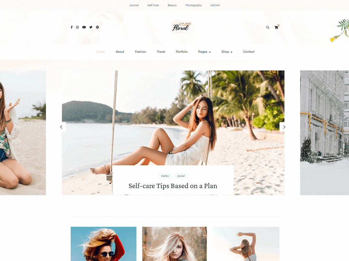 Blossom Floral Preview Wordpress Theme - Rating, Reviews, Preview, Demo & Download