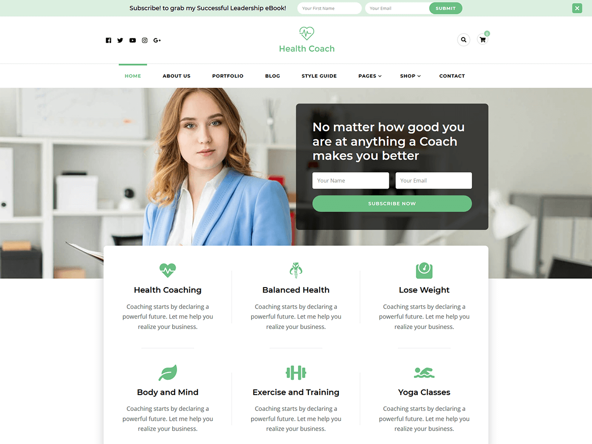 Blossom Health Preview Wordpress Theme - Rating, Reviews, Preview, Demo & Download