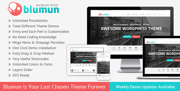Blumun Preview Wordpress Theme - Rating, Reviews, Preview, Demo & Download