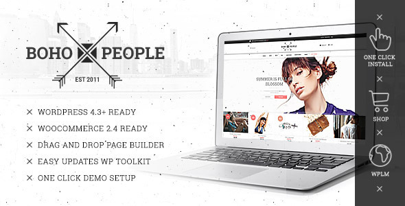 Bohopeople Preview Wordpress Theme - Rating, Reviews, Preview, Demo & Download