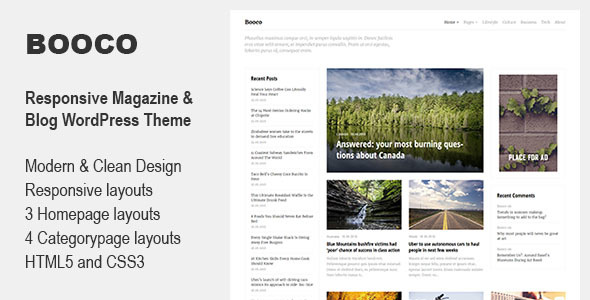 Booco Preview Wordpress Theme - Rating, Reviews, Preview, Demo & Download