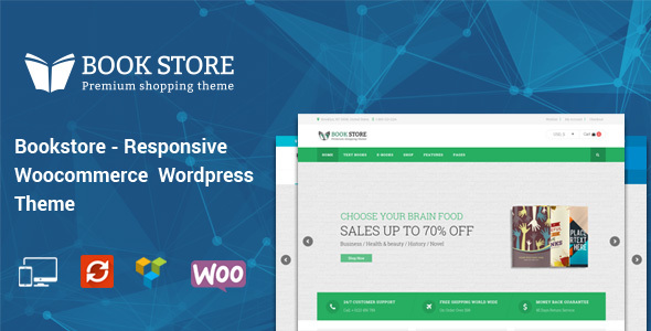Book Store Preview Wordpress Theme - Rating, Reviews, Preview, Demo & Download