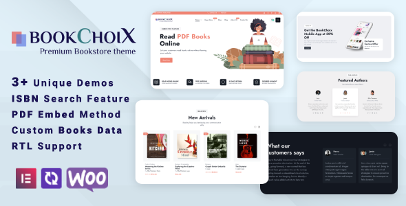 BookChoix Preview Wordpress Theme - Rating, Reviews, Preview, Demo & Download