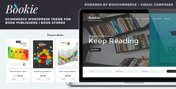 Bookie Preview Wordpress Theme - Rating, Reviews, Preview, Demo & Download