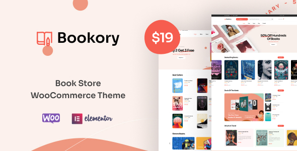 Bookory Preview Wordpress Theme - Rating, Reviews, Preview, Demo & Download