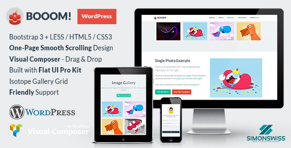 Booom Preview Wordpress Theme - Rating, Reviews, Preview, Demo & Download