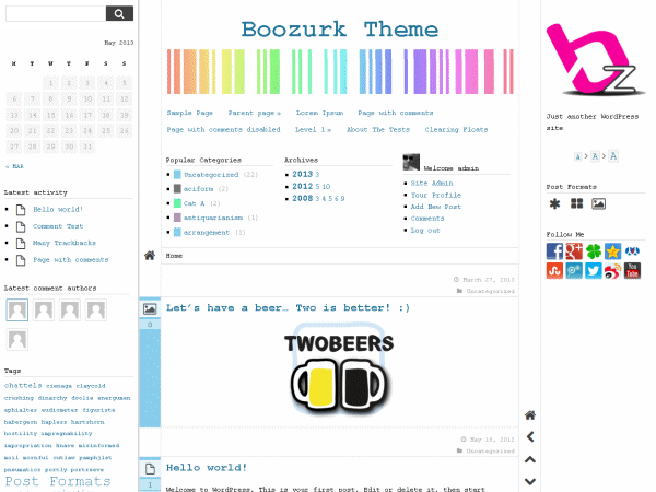 Boozurk Preview Wordpress Theme - Rating, Reviews, Preview, Demo & Download