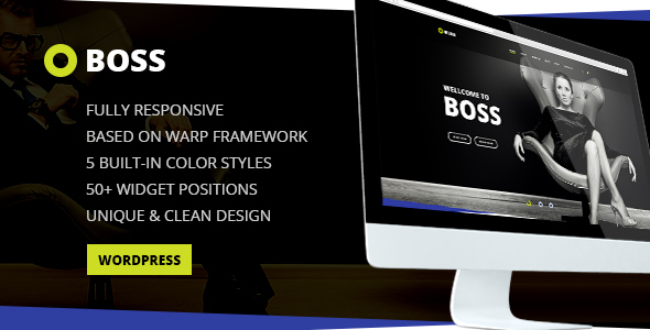 Boss Preview Wordpress Theme - Rating, Reviews, Preview, Demo & Download