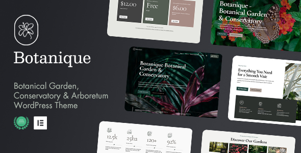 Botanique Preview Wordpress Theme - Rating, Reviews, Preview, Demo & Download