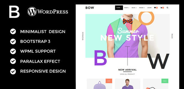 Bow Preview Wordpress Theme - Rating, Reviews, Preview, Demo & Download