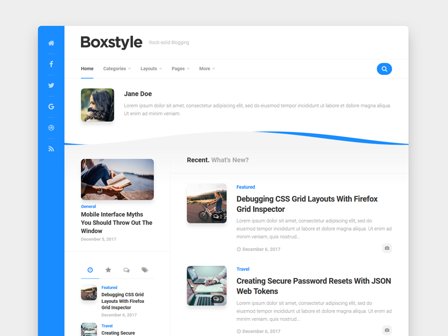 Boxstyle Preview Wordpress Theme - Rating, Reviews, Preview, Demo & Download