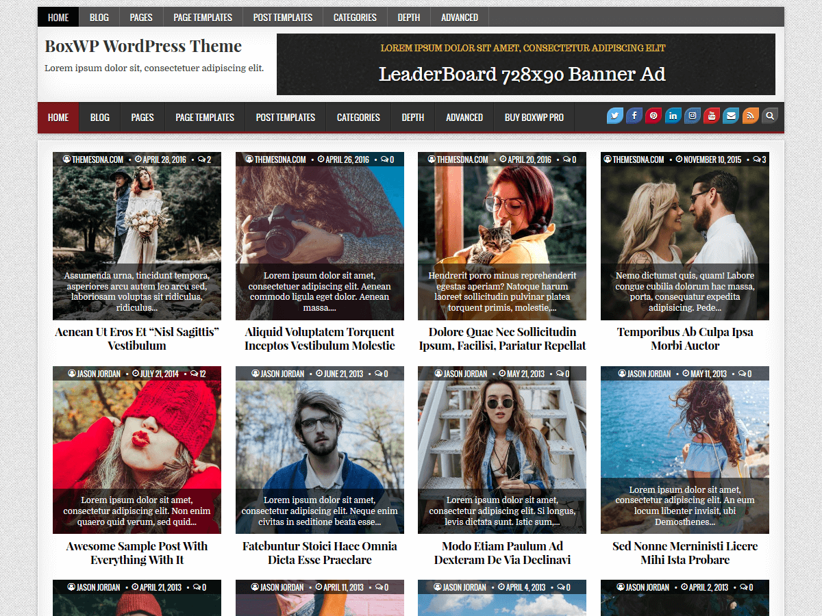 BoxWP Preview Wordpress Theme - Rating, Reviews, Preview, Demo & Download