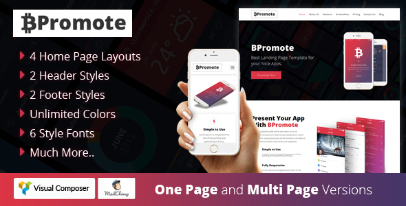 BPromote Preview Wordpress Theme - Rating, Reviews, Preview, Demo & Download
