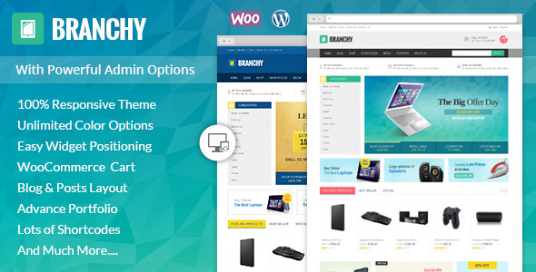 Branchy Preview Wordpress Theme - Rating, Reviews, Preview, Demo & Download