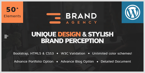 Brand Agency Preview Wordpress Theme - Rating, Reviews, Preview, Demo & Download