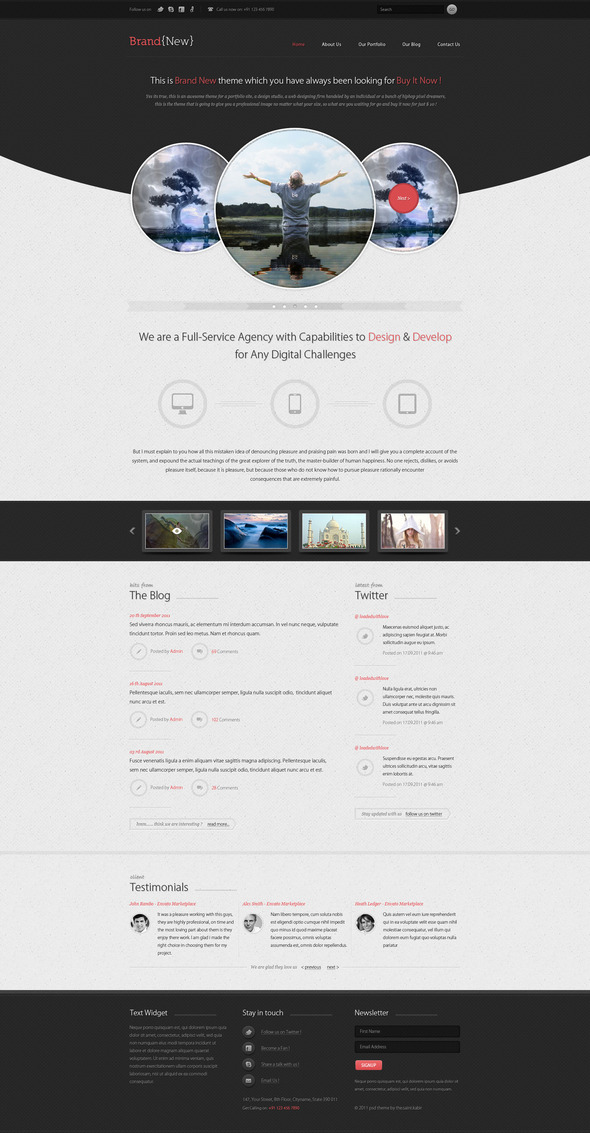 Brand New Preview Wordpress Theme - Rating, Reviews, Preview, Demo & Download