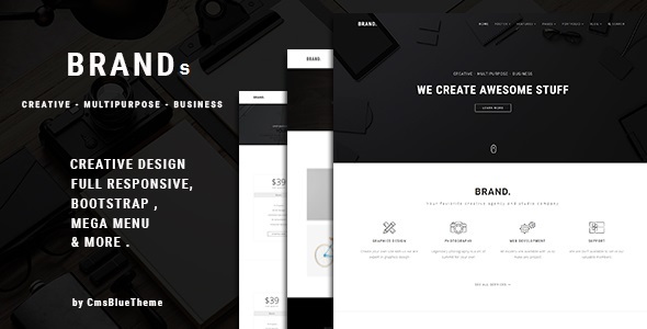 Brands Preview Wordpress Theme - Rating, Reviews, Preview, Demo & Download