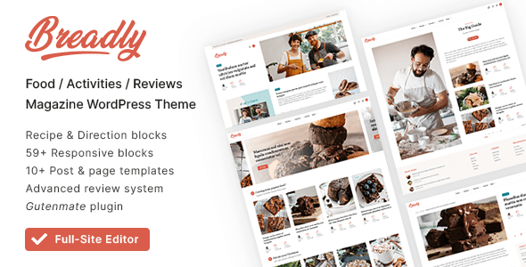 Breadly Preview Wordpress Theme - Rating, Reviews, Preview, Demo & Download