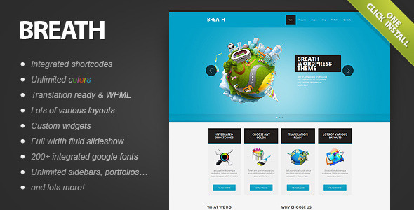 Breath Preview Wordpress Theme - Rating, Reviews, Preview, Demo & Download