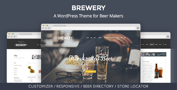Brewery Preview Wordpress Theme - Rating, Reviews, Preview, Demo & Download