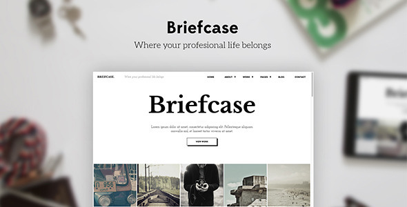 Briefcase Preview Wordpress Theme - Rating, Reviews, Preview, Demo & Download