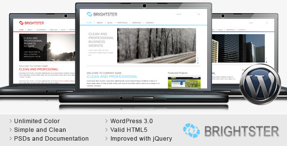 Brightster Preview Wordpress Theme - Rating, Reviews, Preview, Demo & Download