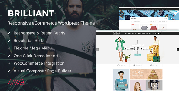 Brilliant Preview Wordpress Theme - Rating, Reviews, Preview, Demo & Download