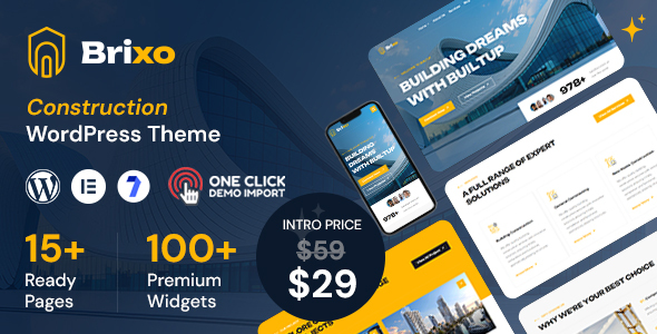 Brixo Preview Wordpress Theme - Rating, Reviews, Preview, Demo & Download