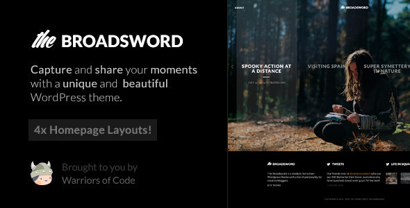 Broadsword Preview Wordpress Theme - Rating, Reviews, Preview, Demo & Download