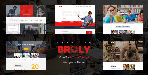 Broly Preview Wordpress Theme - Rating, Reviews, Preview, Demo & Download