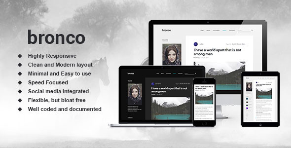 Bronco Preview Wordpress Theme - Rating, Reviews, Preview, Demo & Download
