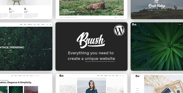Brush Preview Wordpress Theme - Rating, Reviews, Preview, Demo & Download