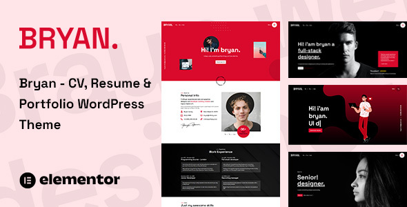 Bryan Preview Wordpress Theme - Rating, Reviews, Preview, Demo & Download