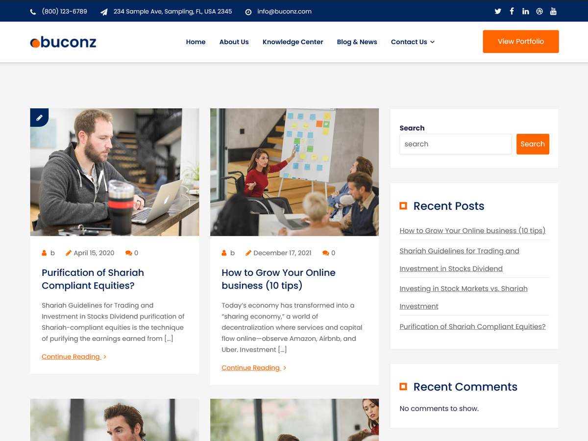 Buconz Starter Preview Wordpress Theme - Rating, Reviews, Preview, Demo & Download
