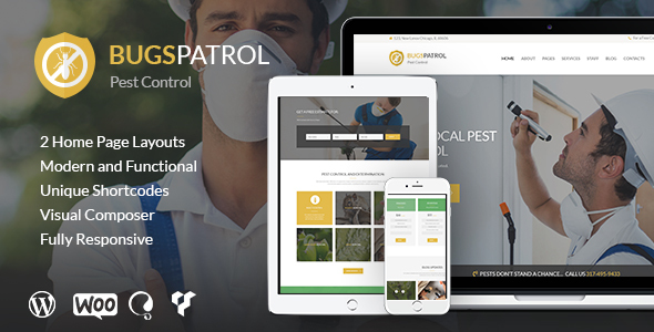 BugsPatrol Preview Wordpress Theme - Rating, Reviews, Preview, Demo & Download