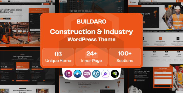 Buildaro Preview Wordpress Theme - Rating, Reviews, Preview, Demo & Download